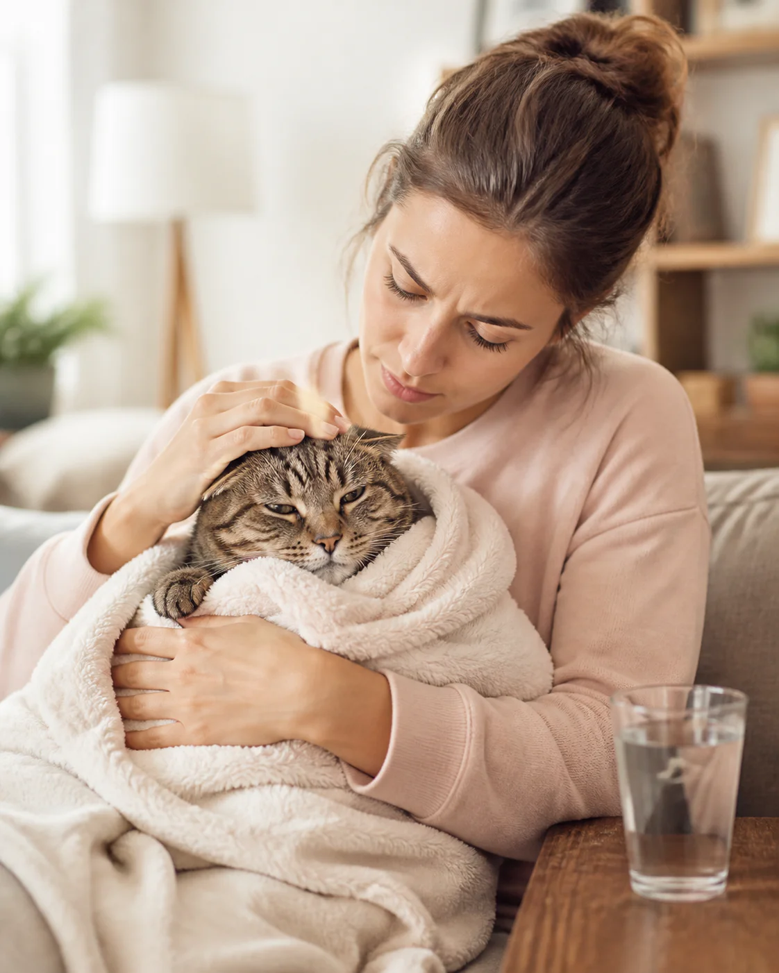 Chat qui vomit des glaires ne signifie pas toujours un problème grave