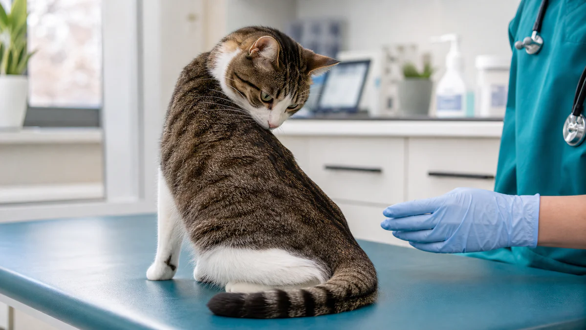 Glandes anales chez le chat, quels symptômes doivent alerter ?