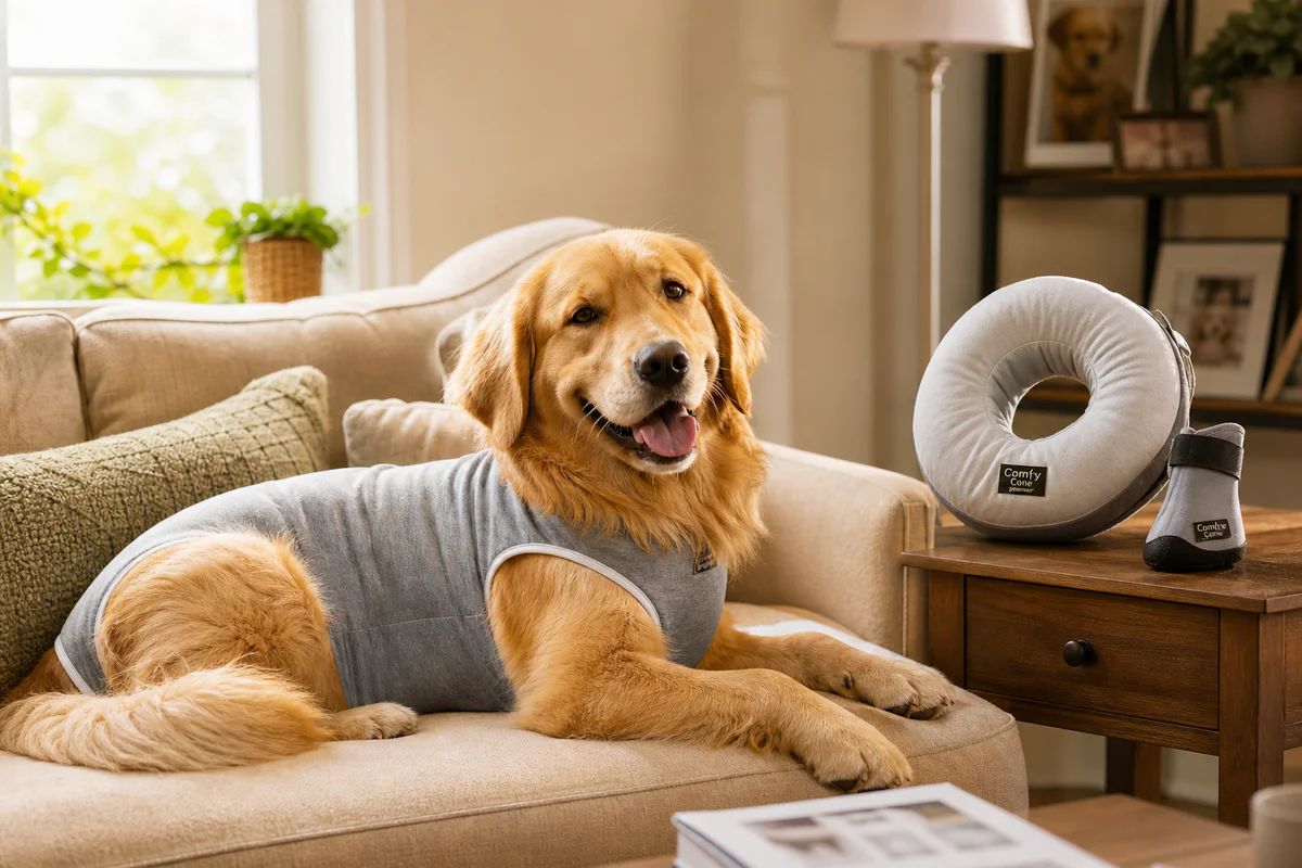 Par quoi remplacer une collerette pour chien quand le cône gêne vraiment ?