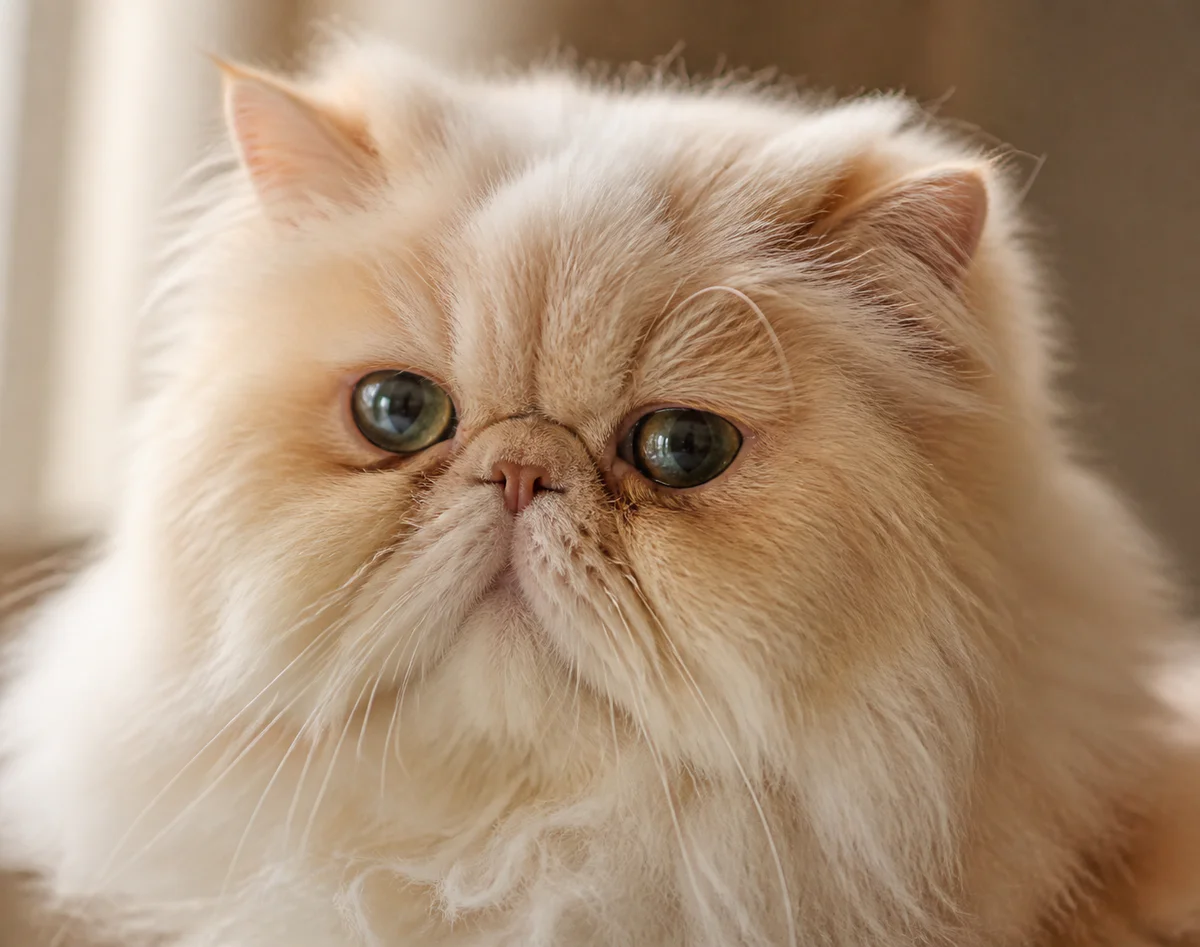 Persan yeux qui coulent marron : est-ce une simple coloration ?