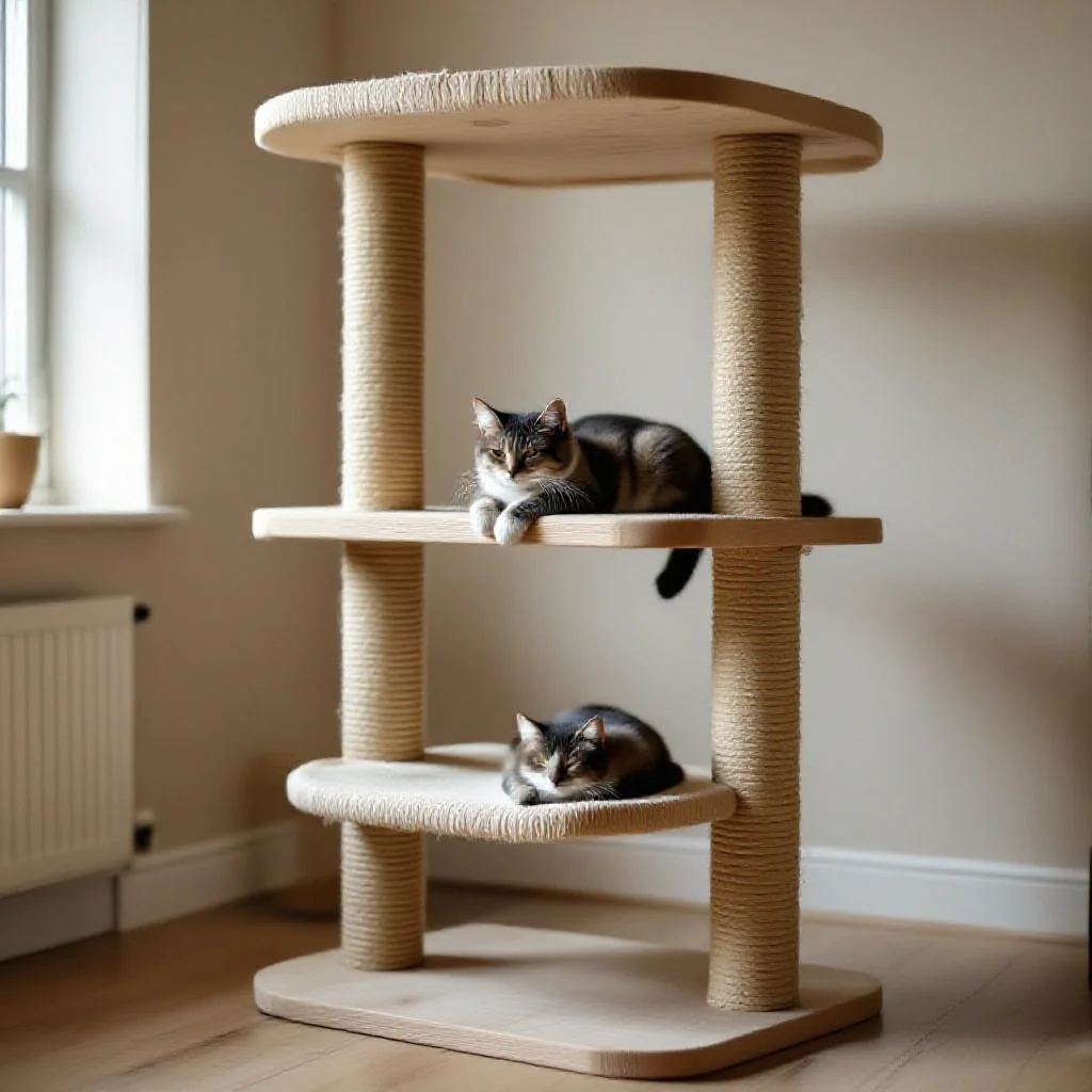 Arbre à chat moderne