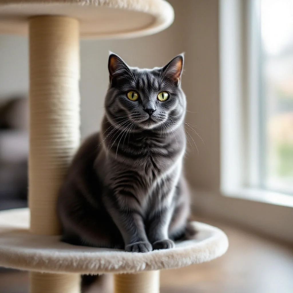 Chat en hauteur