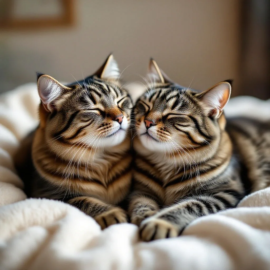 Chat caché sous une couverture