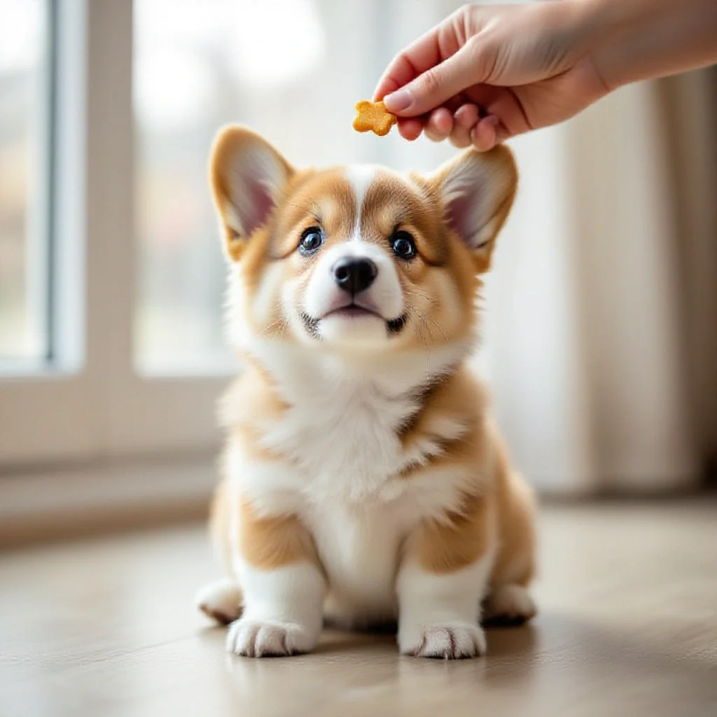 Chiot jouant