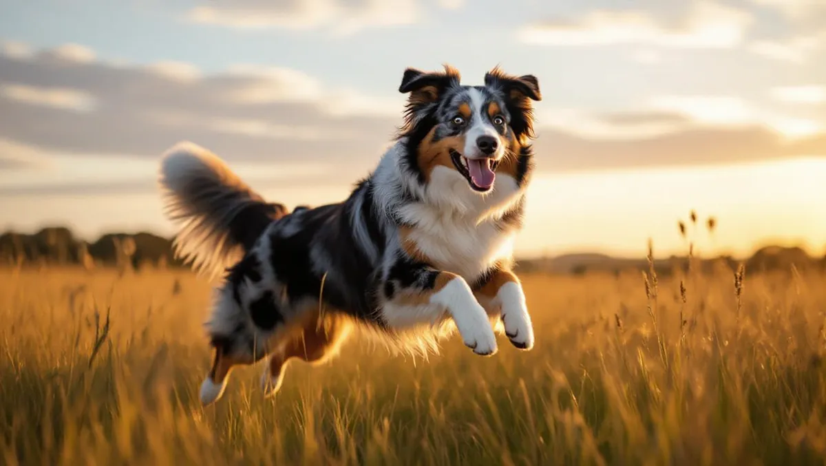 Chien courant en forêt