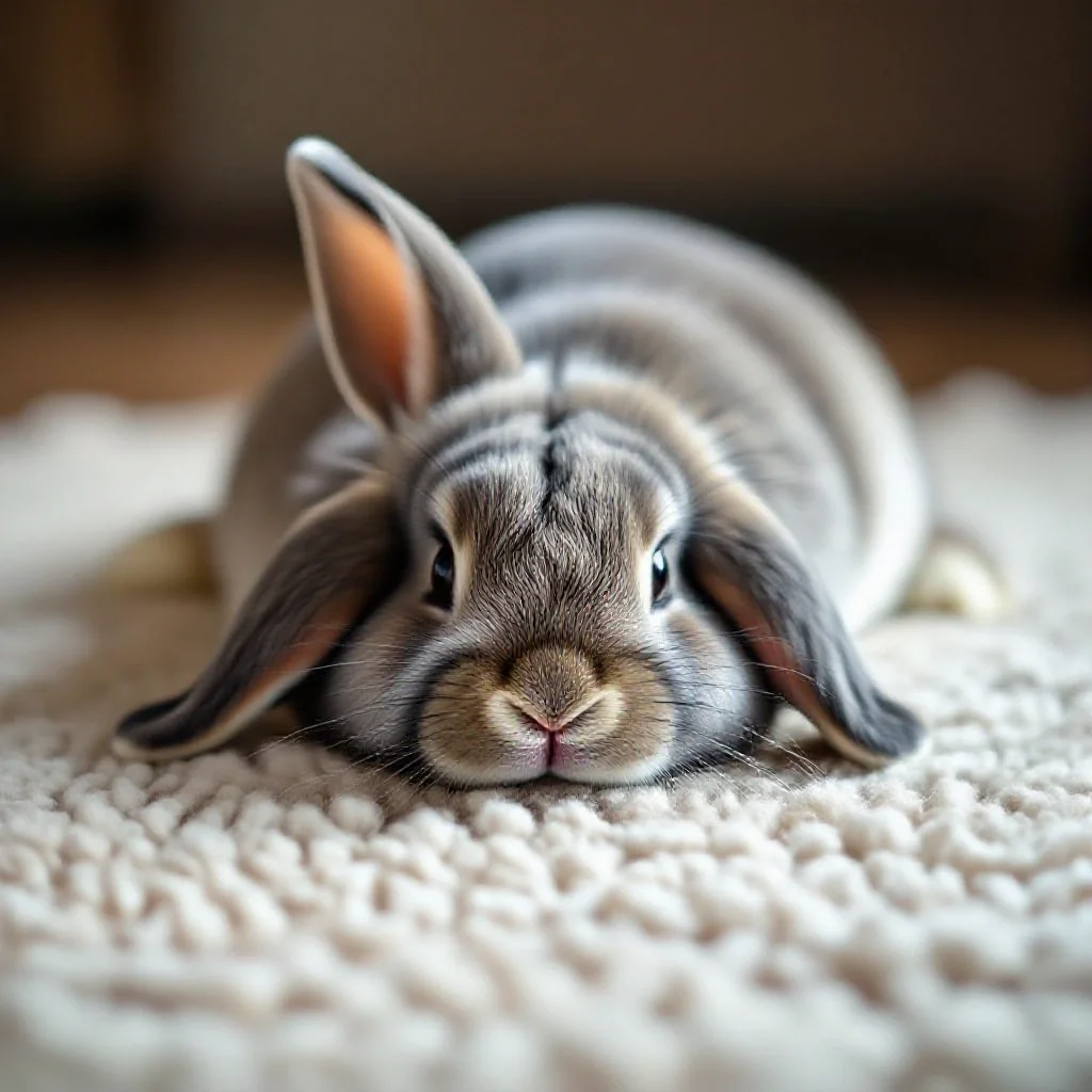 Lapin heureux