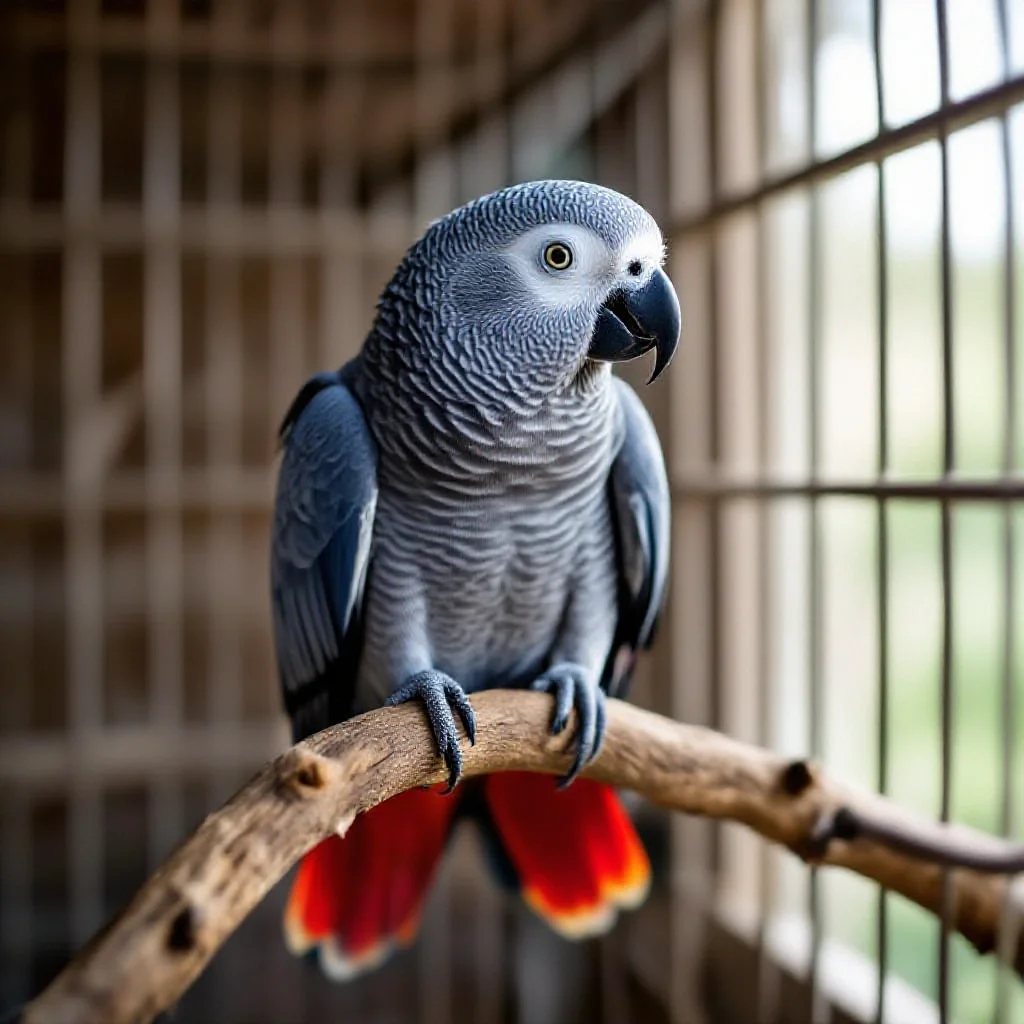 Perroquet Gris du Gabon