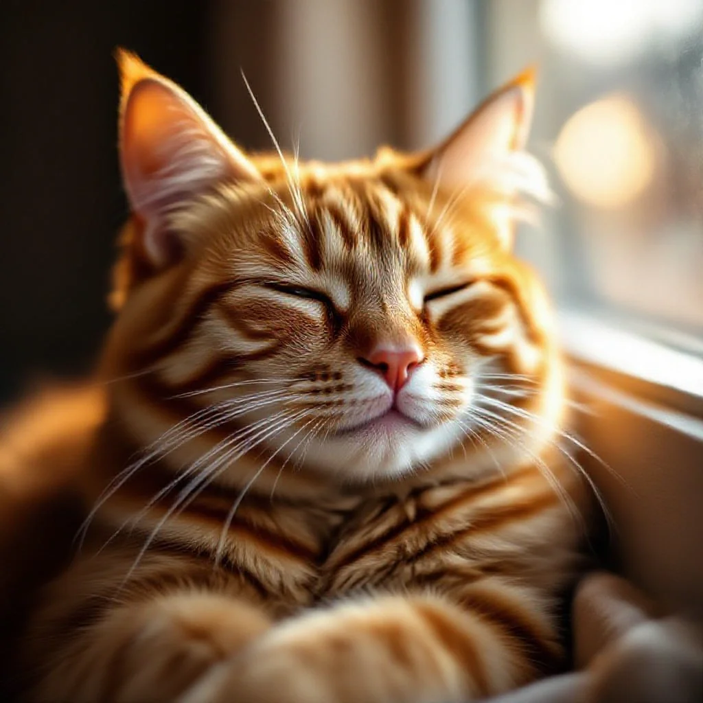 Chat jouant avec une plume