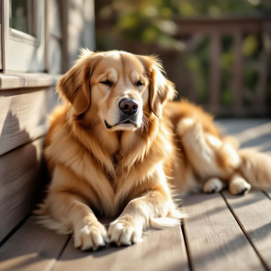Chien adulte en randonnée